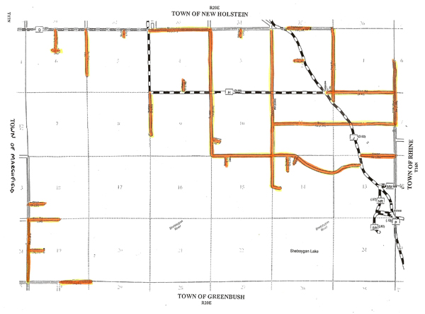 Town of Russell Road Maintenance Map